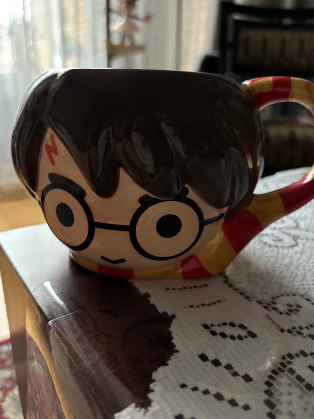 Silver Buffalo Harry Potter 3D sculpted ceramic mug